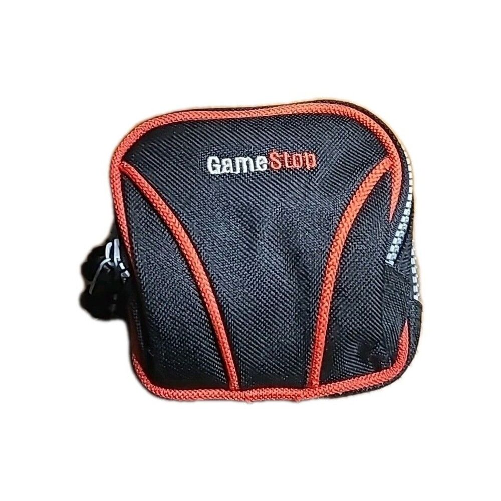 VTG GameStop Protective Carrying Zip Case Nintendo Game Boy Advance SP RED EUC